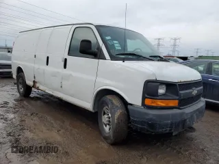 2013 Chevrolet Express Cargo Van with VIN 1GCWGGBA6D1187037, listed as a Copart auction lot 45843065 with 248,615 mi miles and Clean Title. Bid and sale history available at carsss.com. Image 4.