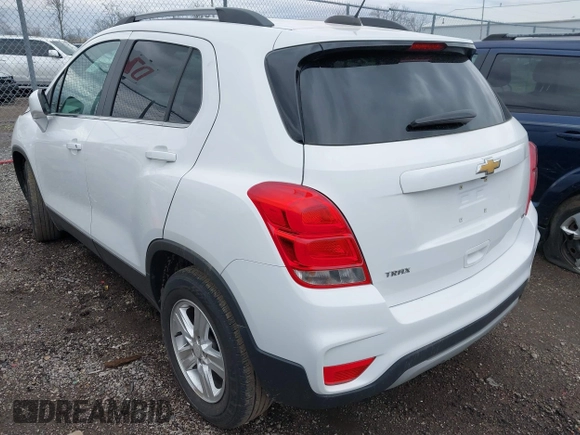2017 Chevrolet Trax LT with VIN 3GNCJLSB9HL132562, listed as a IAAI auction lot 41851318 with 123,600 mi miles and . Bid and sale history available at DreamBid. Image 3.