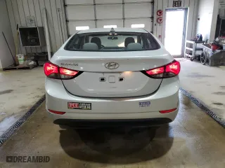 2016 Hyundai Elantra SE with VIN 5NPDH4AE8GH787238, listed as a Copart auction lot 53942105 with 92,324 mi miles and Salvage Title. Bid and sale history available at carsss.com. Image 6.