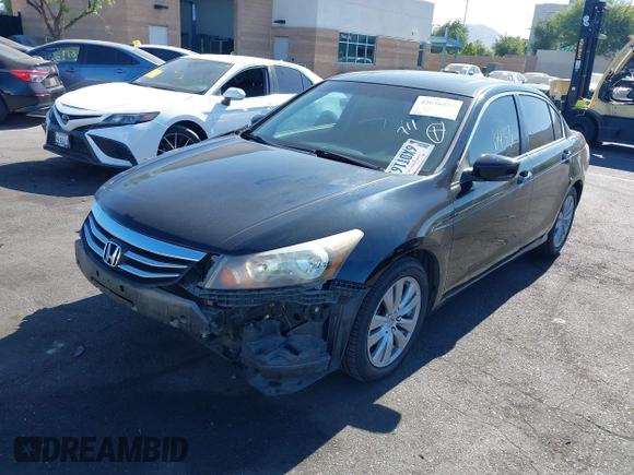 2012 Honda Accord EX with VIN 1HGCP2F74CA203207, listed as a IAAI auction lot 42636433 with 85,401 mi miles and . Bid and sale history available at DreamBid. Image 2.