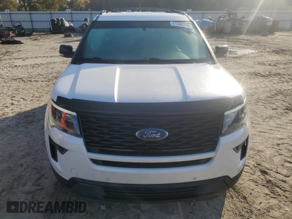2018 Ford Explorer Sport with VIN 1FM5K8GT2JGA24836, listed as a Copart auction lot 81308714 with 141,483 mi miles and Salvage title. Bid and sale history available at DreamBid. Image 5.