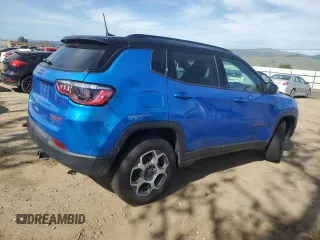 2022 Jeep Compass Trailhawk с VIN 3C4NJDDB1NT226032, выставлен на аукционе Copart как лот 50237725 с пробегом 44 805 миль миль и Списание • Salvage title. История ставок и продаж доступна на DreamBid. Изображение 3.