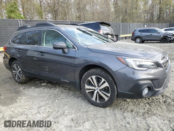 2018 Subaru Outback Limited with VIN 4S4BSANC5J3307008, listed as a Copart auction lot 51962775 with 78,652 mi miles and Salvage Title. Bid and sale history available at DreamBid. Image 4.
