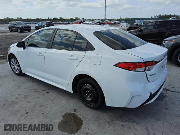 2022 Toyota Corolla LE with VIN 5YFEPMAE2NP388171, listed as a Copart auction lot 52139875 with 56,865 mi miles and Clean Title. Bid and sale history available at DreamBid. Image 2.