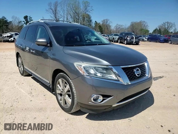 2016 Nissan Pathfinder Platinum with VIN 5N1AR2MN5GC608886, listed as a Copart auction lot 50582035 with 127,089 mi miles and Salvage Title. Bid and sale history available at carsss.com. Image 11.