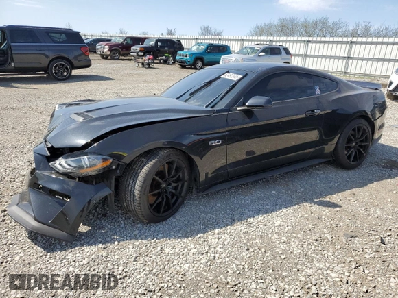 2019 Ford Mustang GT with VIN 1FA6P8CF7K5194106, listed as a Copart auction lot 52492345 with 40,719 mi miles and Salvage title. Bid and sale history available at DreamBid. Image 1.