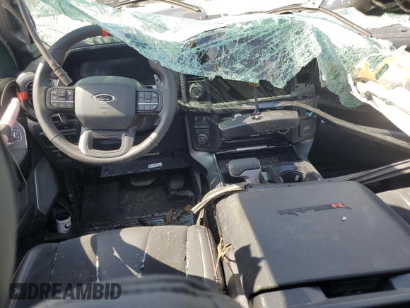 2023 Ford F-150 Raptor with VIN 1FTFW1RJ9PFC84228, listed as a Copart auction lot 70593464 with Not Provided miles and Salvage Title. Bid and sale history available at DreamBid. Image 8.