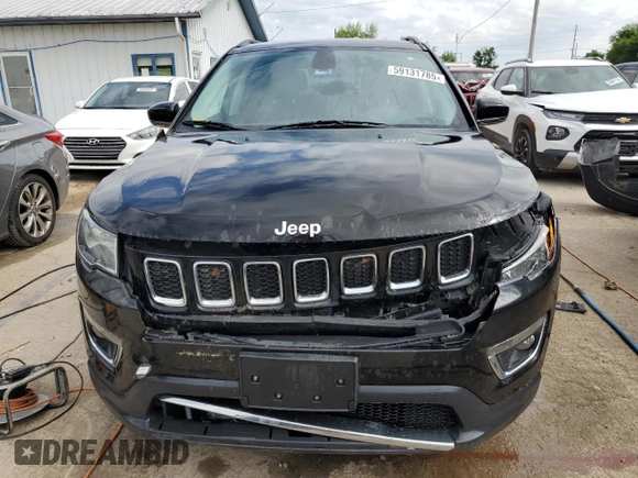 2018 Jeep Compass Limited with VIN 3C4NJDCB6JT190608, listed as a Copart auction lot 59131785 with 73,263 mi miles and Salvage title. Bid and sale history available at DreamBid. Image 5.