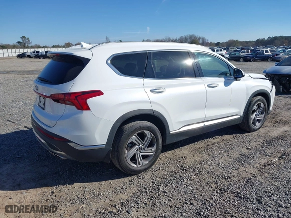 2022 Hyundai Santa Fe SEL with VIN 5NMS34AJ5NH463600, listed as a IAAI auction lot 41742658 with 29,063 mi miles. Bid and sale history available at carsss.com. Image 4.