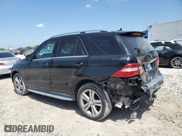 2014 Mercedes-Benz M 350 with VIN 4JGDA5HB9EA421195, listed as a Copart auction lot 54602745 with 91,758 mi miles and Salvage Title. Bid and sale history available at carsss.com. Image 2.