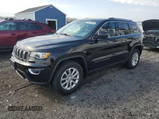 2021 Jeep Grand Cherokee Laredo E with VIN 1C4RJFAG8MC807275, listed as a Copart auction lot 53019465 with 23,144 mi miles and Salvage title. Bid and sale history available at DreamBid. Image 1.