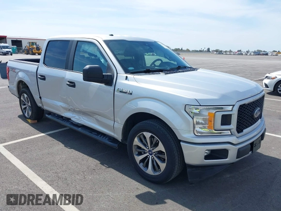 2019 Ford F-150 XL with VIN 1FTEW1CP2KKE81900, listed as a IAAI auction lot 41759044 with 93,743 mi miles and . Bid and sale history available at carsss.com. Image 1.