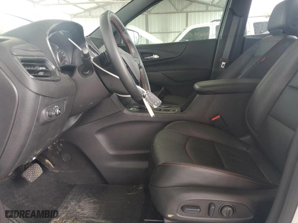 2024 Chevrolet Equinox RS with VIN 3GNAXMEGXRS183093, listed as a Copart auction lot 80690284 with 17,927 mi miles and Salvage Title. Bid and sale history available at carsss.com. Image 7.