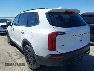 2022 Kia Telluride EX with VIN 5XYP3DHC5NG242215, listed as a IAAI auction lot 41809074 with 41,245 mi miles and . Bid and sale history available at carsss.com. Image 3.