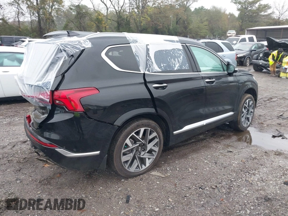 2023 Hyundai Santa Fe Calligraphy with VIN 5NMS54AL1PH516727, listed as a IAAI auction lot 40871282 with 20,919 mi miles. Bid and sale history available at carsss.com. Image 4.