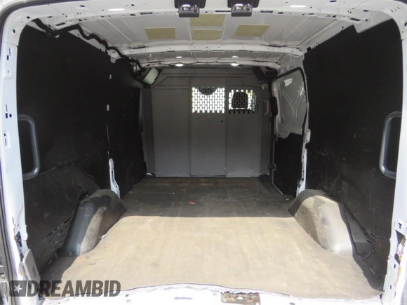 2023 Ford Transit Cargo with VIN 1FTYE1Y81PKB92726, listed as a Copart auction lot 87962485 with 13,373 mi miles and Salvage Title. Bid and sale history available at DreamBid. Image 6.