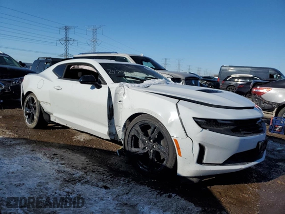2022 Chevrolet Camaro LT1 with VIN 1G1FF1R7XN0109029, listed as a Copart auction lot 45898545 with 36,103 mi miles and Salvage Title. Bid and sale history available at carsss.com. Image 4.