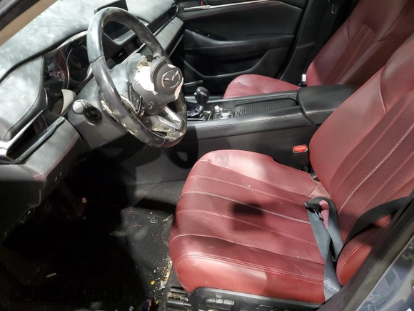 2021 Mazda 6 Carbon Edition with VIN JM1GL1WY4M1609858, listed as a Copart auction lot 41977695 with Not Provided miles and Salvage Title. Bid and sale history available at DreamBid. Image 7.