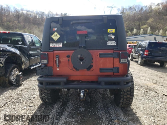2014 Jeep Wrangler Sport with VIN 1C4AJWAG0EL184815, listed as a Copart auction lot 50307365 with 139,921 mi miles and Salvage title. Bid and sale history available at DreamBid. Image 6.