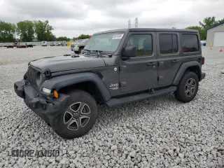 2021 Jeep Wrangler Unlimited Sport S с VIN 1C4HJXDN6MW507549, выставлен на аукционе Copart как лот 58474585 с пробегом 59 260 миль миль и Списание • Salvage title. История ставок и продаж доступна на DreamBid. Изображение 1.