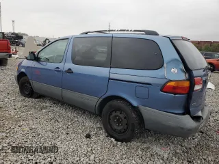 2001 Toyota Sienna LE with VIN 4T3ZF13C41U399056, listed as a Copart auction lot 76388854 with 183,373 mi miles and Salvage Title. Bid and sale history available at carsss.com. Image 2.