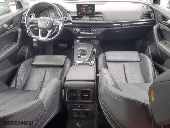 2018 Audi Q5 Premium Plus with VIN WA1BNAFY3J2145191, listed as a Copart auction lot 51533495 with 53,779 mi miles and Salvage Title. Bid and sale history available at carsss.com. Image 8.