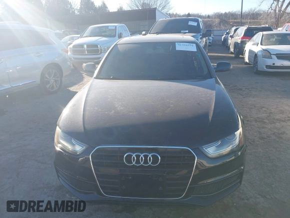 2014 Audi A4 Premium with VIN WAUAFAFL2EN027265, listed as a IAAI auction lot 41394334 with 130,582 mi miles. Bid and sale history available at carsss.com. Image 12.