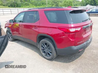 2020 Chevrolet Traverse RS with VIN 1GNEVJKW5LJ149296, listed as a IAAI auction lot 42384838 with 92,475 mi miles and . Bid and sale history available at DreamBid. Image 3.