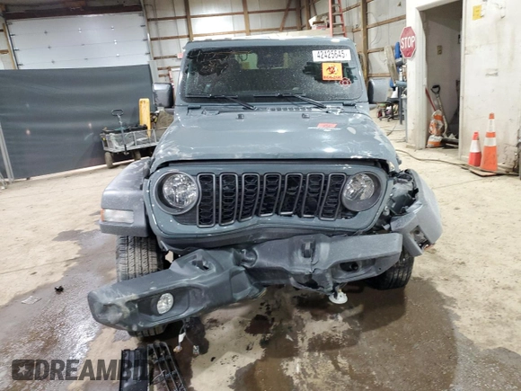 2024 Jeep Wrangler Willys with VIN 1C4PJXAG4RW260511, listed as a Copart auction lot 42425645 with 11,996 mi miles and Salvage title. Bid and sale history available at DreamBid. Image 5.