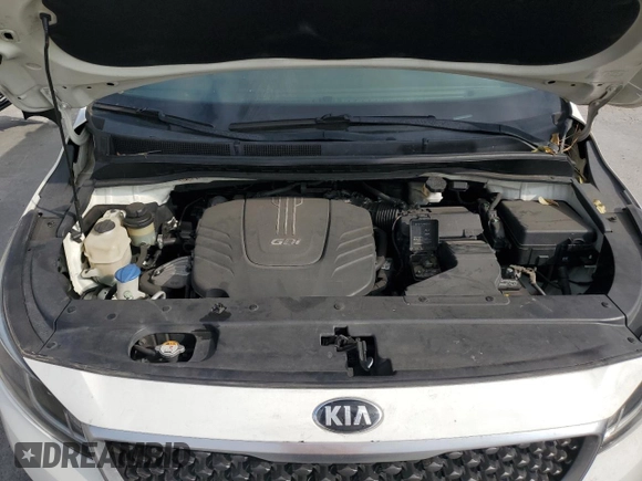 2016 Kia Sedona LX with VIN KNDMB5C18G6116776, listed as a Copart auction lot 53887895 with 87,235 mi miles and Salvage Title. Bid and sale history available at carsss.com. Image 12.