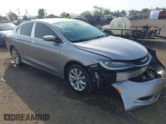 2015 Chrysler 200 C with VIN 1C3CCCCB2FN739826, listed as a IAAI auction lot 42080383 with 152,360 mi miles and . Bid and sale history available at DreamBid. Image 1.