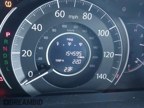 2016 Honda CR-V EX with VIN 5J6RM4H58GL095297, listed as a IAAI auction lot 41386994 with 154,595 mi miles and . Bid and sale history available at DreamBid. Image 15.