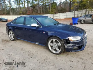 2014 Audi S4 Premium Plus with VIN WAUDGAFL2EA141963, listed as a Copart auction lot 85068784 with 40,269 mi miles and Salvage Title. Bid and sale history available at carsss.com. Image 4.
