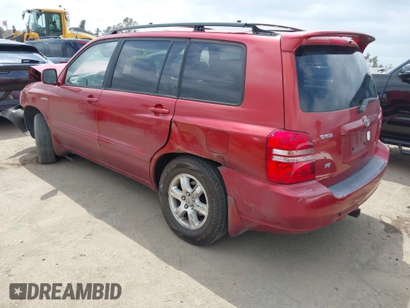 2003 Toyota Highlander z VIN JTEGF21A430108752, wystawiony jako IAAI lot #42068625 z przebiegiem 195 213 mil mil oraz . Historia ofert i sprzedaży dostępna na DreamBid. Obrazek 3.