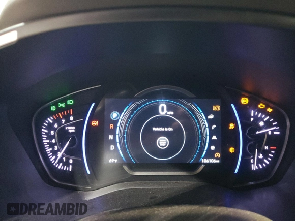 2019 Hyundai Santa Fe Limited with VIN 5NMS53AD7KH019662, listed as a Copart auction lot 79444784 with 106,106 mi miles and Salvage Title. Bid and sale history available at carsss.com. Image 9.