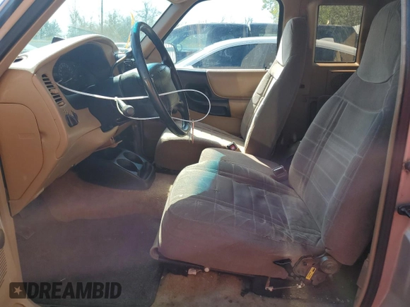 1996 Ford Ranger XL with VIN 1FTCR14U7TPB29855, listed as a Copart auction lot 42778565 with 215,754 mi miles and Salvage Title. Bid and sale history available at carsss.com. Image 7.