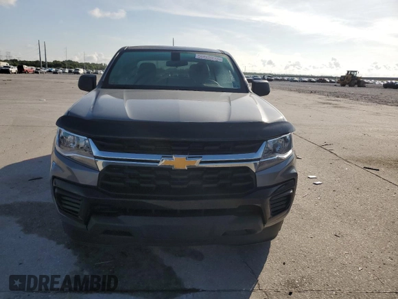 2021 Chevrolet Colorado 2WD Work Truck with VIN 1GCGSBEN6M1111936, listed as a Copart auction lot 56845975 with 38,244 mi miles and Clean title. Bid and sale history available at DreamBid. Image 5.