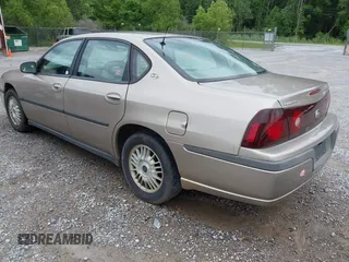 2002 Chevrolet Impala z VIN 2G1WF55EX29278884, wystawiony jako IAAI lot #42240289 z przebiegiem 145 371 mil mil oraz . Historia ofert i sprzedaży dostępna na DreamBid. Obrazek 3.