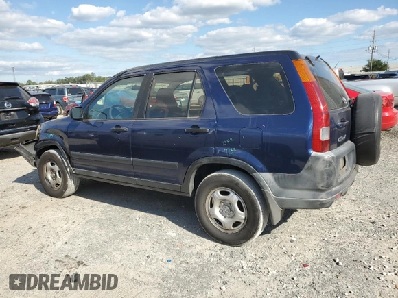 2002 Honda CR-V LX with VIN JHLRD68572C015341, listed as a Copart auction lot 81297734 with 174,567 mi miles and Salvage Title. Bid and sale history available at DreamBid. Image 2.