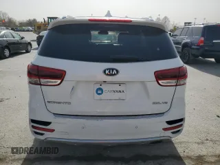 2017 Kia Sorento SX z VIN 5XYPK4A50HG296590, wystawiony jako Copart lot #48971685 z przebiegiem 125 691 mil mil oraz Szkoda całkowita • Salvage title. Historia ofert i sprzedaży dostępna na DreamBid. Obrazek 6.