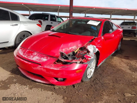 2003 Toyota Celica GT with VIN JTDDR32T930163377, listed as a IAAI auction lot 41275229 with 146,034 mi miles. Bid and sale history available at carsss.com. Image 2.