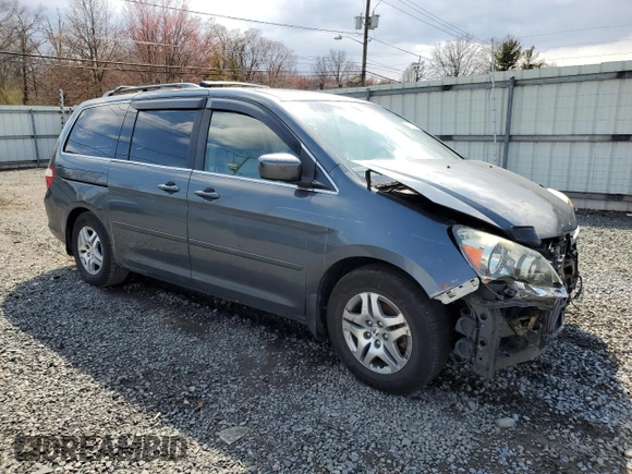 2006 Honda Odyssey EX-L with VIN 5FNRL38706B415413, listed as a Copart auction lot 50725115 with 180,010 mi miles and Salvage Title. Bid and sale history available at carsss.com. Image 4.