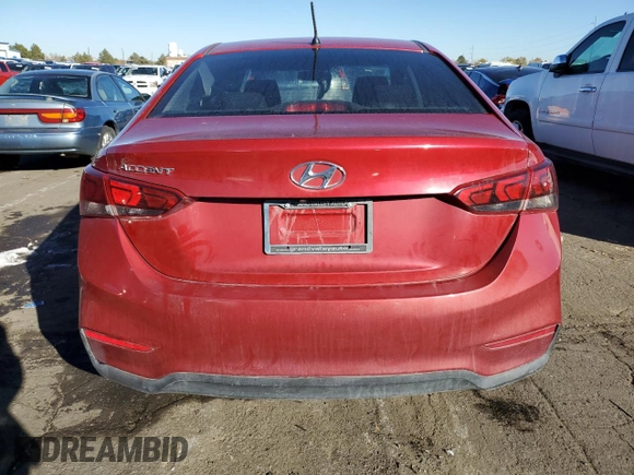 2018 Hyundai Accent SEL with VIN 3KPC24A31JE033251, listed as a Copart auction lot 80338594 with 87,847 mi miles and Salvage Title. Bid and sale history available at carsss.com. Image 6.