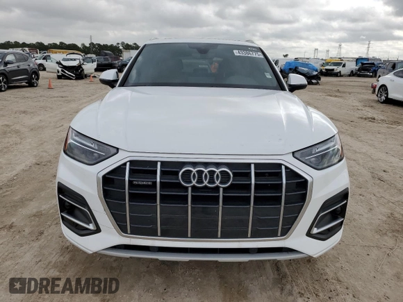 2024 Audi Q5 Premium with VIN WA1ABAFY6R2042301, listed as a Copart auction lot 43386775 with 18,973 mi miles and Salvage title. Bid and sale history available at DreamBid. Image 5.