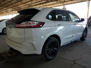 2021 Ford Edge SEL with VIN 2FMPK4J93MBA47648, listed as a Copart auction lot 49496295 with 34,672 mi miles and Salvage Title. Bid and sale history available at carsss.com. Image 3.