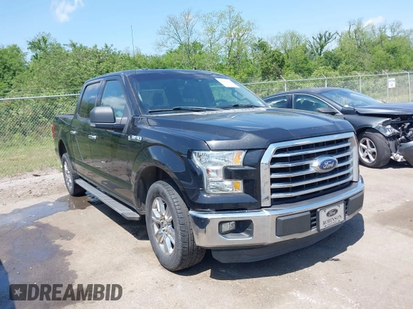 2015 Ford F-150 XL with VIN 1FTEW1CFXFFA37573, listed as a IAAI auction lot 42054120 with 125,822 mi miles. Bid and sale history available at carsss.com. Image 1.