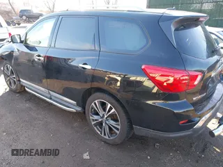 2018 Nissan Pathfinder SL with VIN 5N1DR2MM9JC647749, listed as a IAAI auction lot 41661226 with 48,738 mi miles. Bid and sale history available at carsss.com. Image 3.