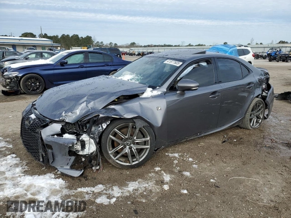 2020 Lexus IS with VIN JTHGZ1B23L5036408, listed as a Copart auction lot 41977605 with 0 mi miles and Salvage Title. Bid and sale history available at carsss.com. Image 1.
