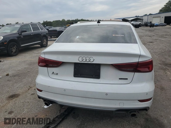 2019 Audi A3 Sedan S line Premium Plus with VIN WAUJEHFF6KA110898, listed as a Copart auction lot 70911094 with 43,410 mi miles and Salvage Title. Bid and sale history available at carsss.com. Image 6.