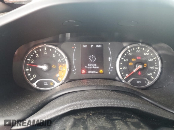 2018 Jeep Renegade Altitude z VIN ZACCJABB3JPH46887, wystawiony jako Copart lot #54758055 z przebiegiem 199 963 mil mil oraz Szkoda całkowita • Salvage title. Historia ofert i sprzedaży dostępna na DreamBid. Obrazek 9.
